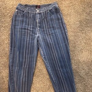 Vintage Patterned Sasson Jeans